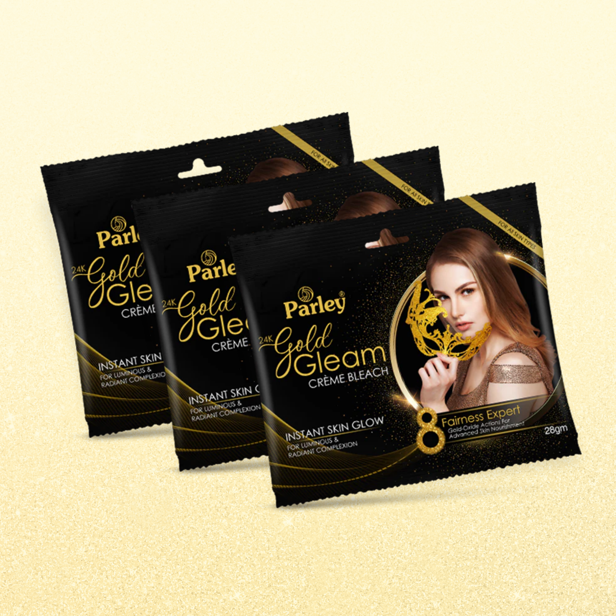 Parley 24K Gold Gleam Crème Bleach Sachet