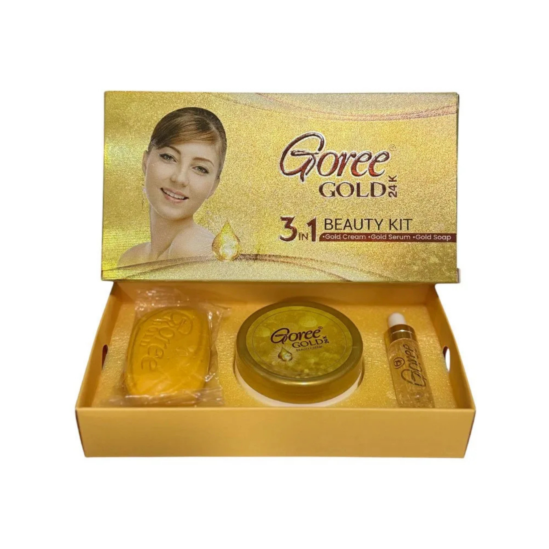 Goree Gold 24K Beauty Kit 3-in-1